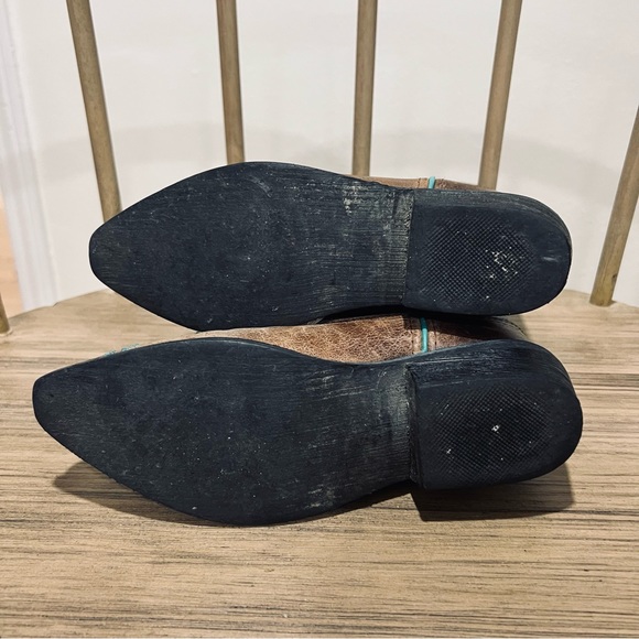 Smoky Mountain Florence Snip Toe Boots Leather & Floral Embroidery Girl's Sz. 2 - Picture 7 of 11